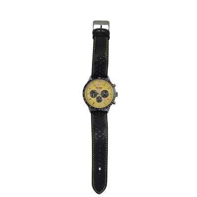 Ceas Sekonda 45mm argintiu Round Case galben Dial~Liquid Money Așii Amanetului 2