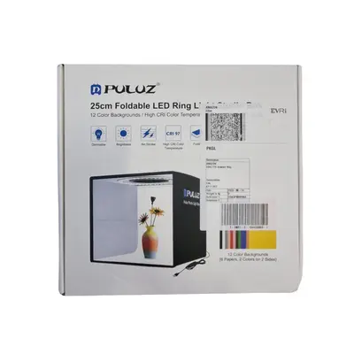 Cutie cu fundal de 12 culori PULUZ PU502 NOUA~Liquid Money Așii Amanetului5A