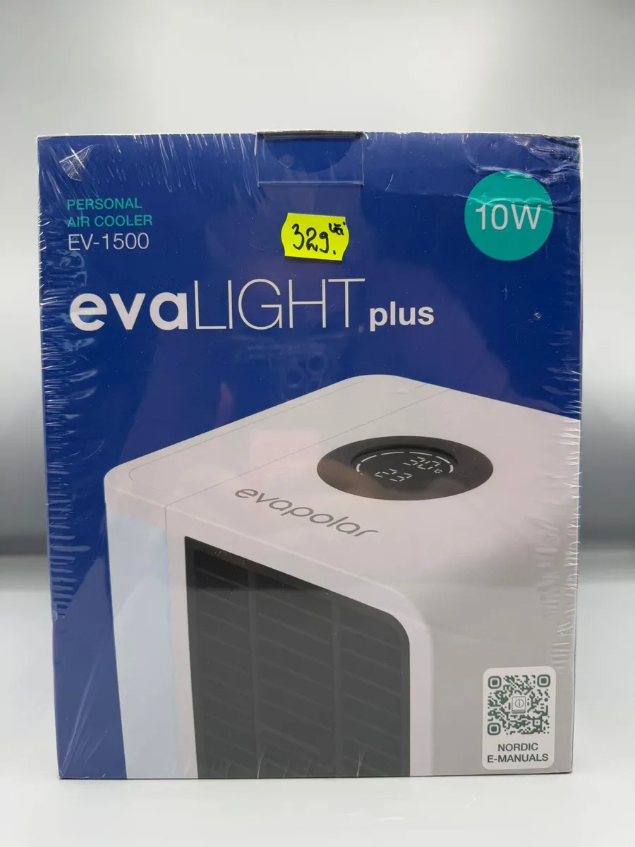 Racitor de aer, Evapolar, evaLIGHT Plus, portabil, USB, lumina LED, alb