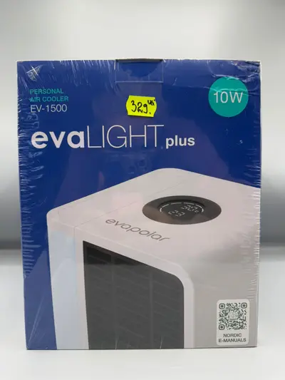Racitor de aer, Evapolar, evaLIGHT Plus, portabil, USB, lumina LED, alb