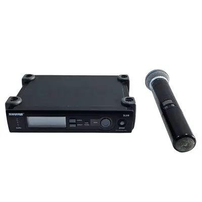 Microfon Wireless Profesional Shure Beta 58 A Cu Statie SLX 4 ~Liquid Money Așii Amanetului