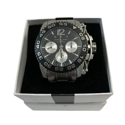 Ceas Hamilton kaki Action Black/Otel Ø44 mm