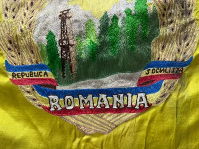 Drapel comunist stema Romaniei 4