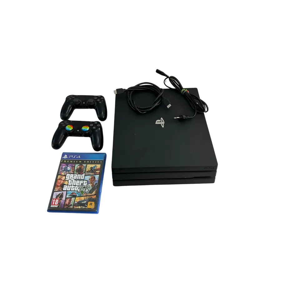 PlayStation 4 Pro 1TB cu 2 console si GTA 5