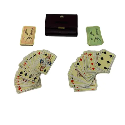Pachete Carti de joc vintage cu husa Patience
