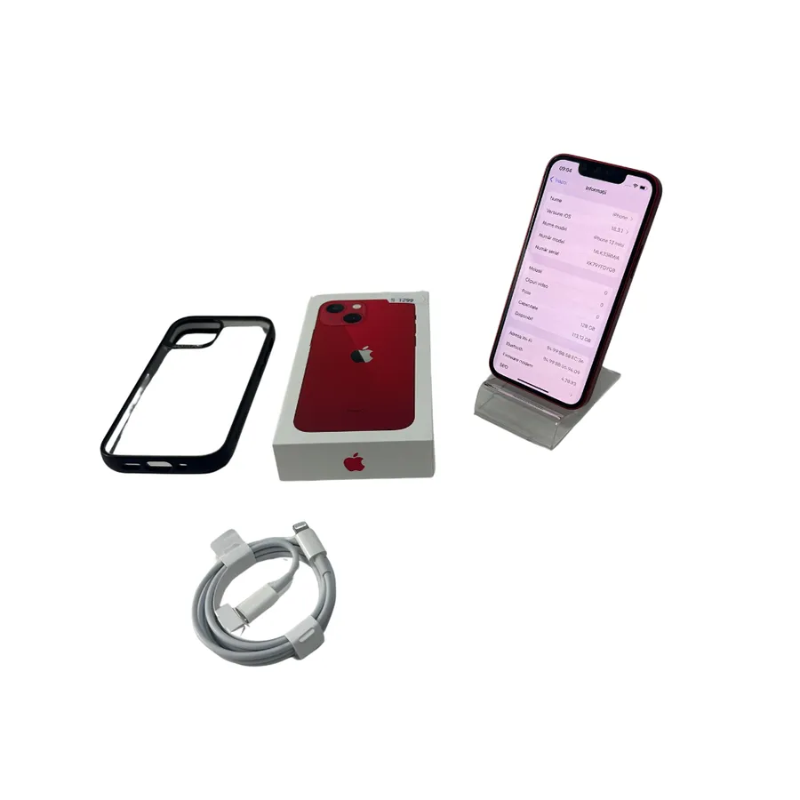 Apple Iphone 13 mini 83% baterie, 128 GB, rosu