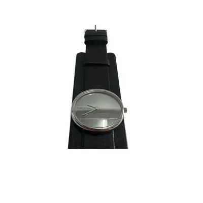 Ceas Georg Jensen de damă cu curea neagră # 323 2