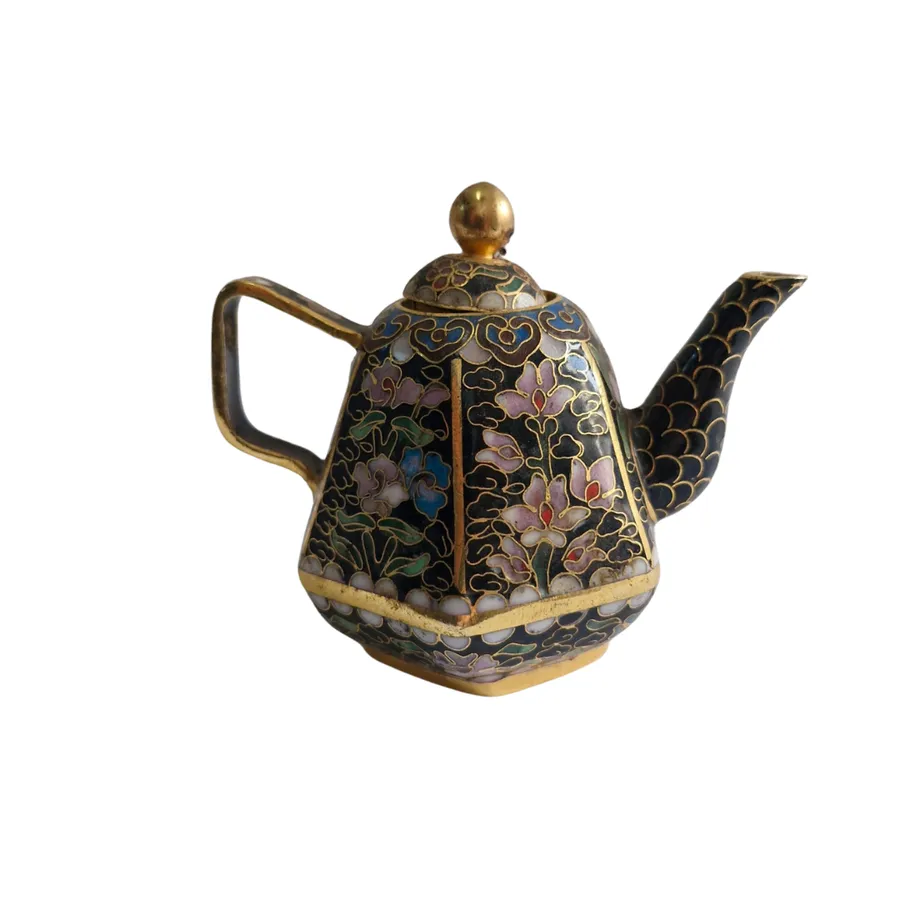 Ceainic decorativ cloisonné