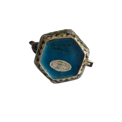 Ceainic decorativ cloisonné 2