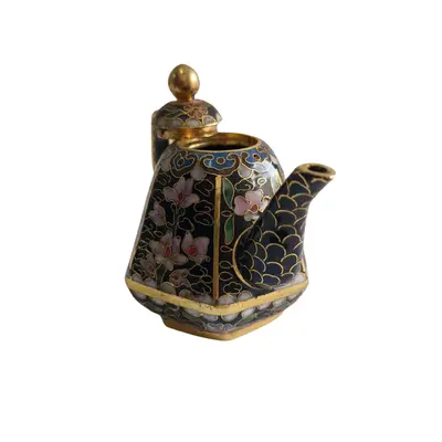 Ceainic decorativ cloisonné 3