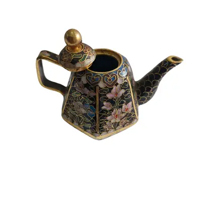 Ceainic decorativ cloisonné 4