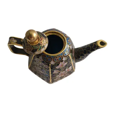 Ceainic decorativ cloisonné 5