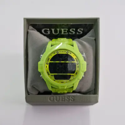 Ceas Guess digital , Verde lime NOU
