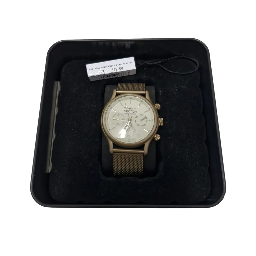 Ceas Barbat Sector 660 Rosegold 43mm