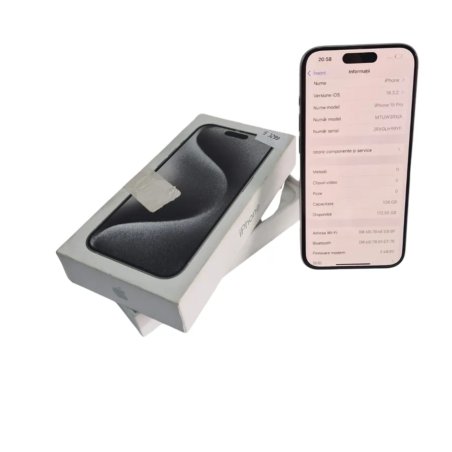 Apple iPhone 15 Pro, 128GB