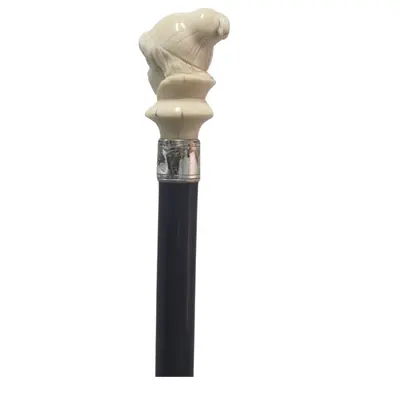 Baston cu capatul sculptat in forma de copil 3