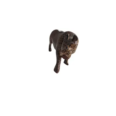 Figurina leopard din lemn 3