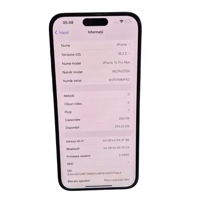 Iphone 15 PRO MAX 256GB 6