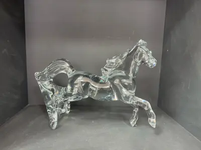 Statueta din cristal Marengo Horse by Allison Hawkes - BACCARAT 5