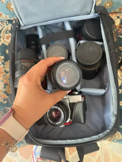 Set aparat foto Revueflex cu 4 obiective 4