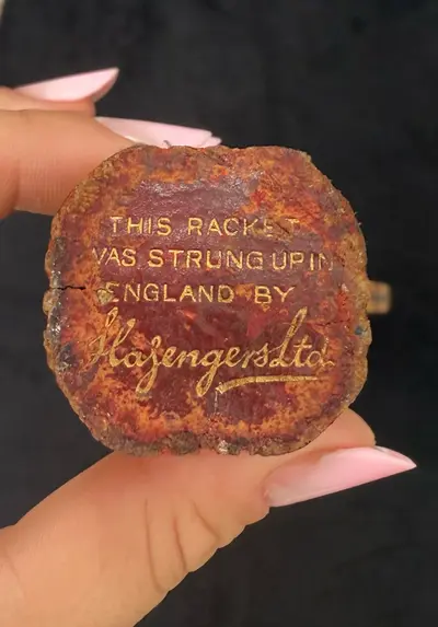 Racheta tenis vintage produsa de Slazengers 3