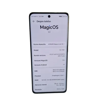 Telefon HONOR Magic6 Lite 5G, 256GB 2