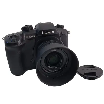 Aparat Foto Digital Panasonic lumix  GH5 , ObIectiv Panasonic Lumix G 25mm f/1.7 ASPH