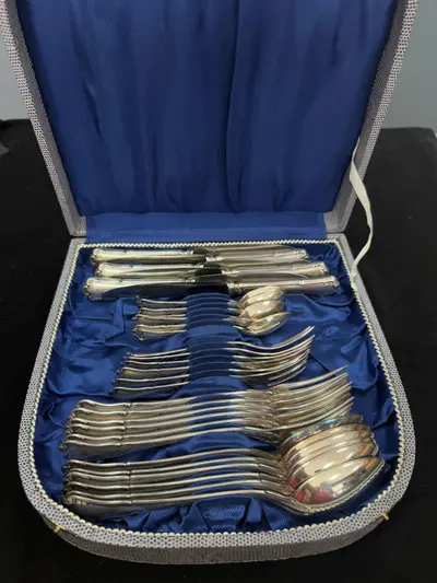 Set tacâmuri argint 800 6 persoane
