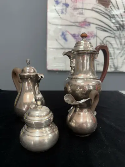 Set cafea argint 800 3