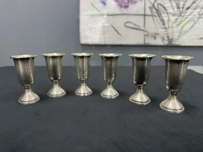 6 păhărele argint sterling 2