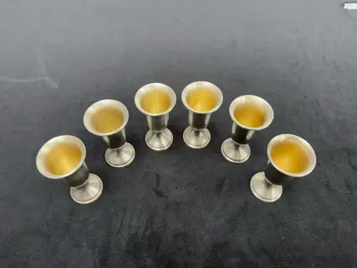 6 păhărele argint sterling 3