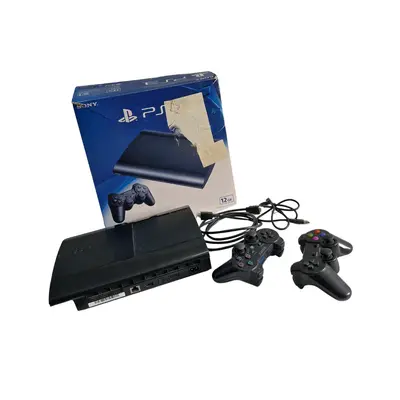 PS 3 Super Slim + Volan Gaming 2