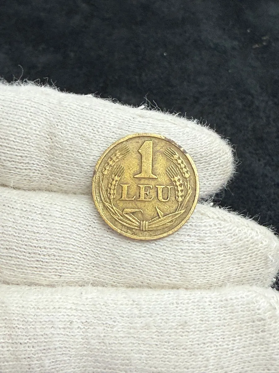 Moneda 1 leu 1947 bronz