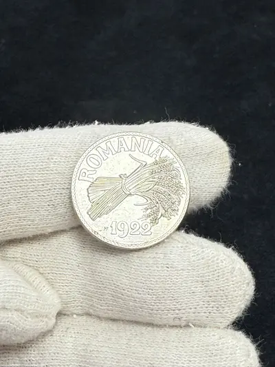 Moneda 1 leu an 1922 de proba 2