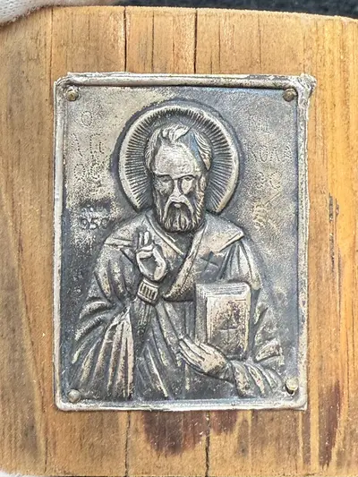 Icoana Sf Nicolae proveniență Grecia 4
