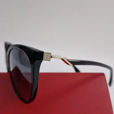 Ochelari de soare Fendi FF 0209-F-S 807 HD Black 3