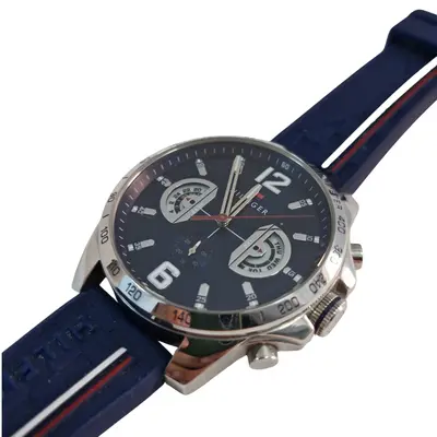 Ceas TOMMY HILFIGER 46mm, Albastru Închis
