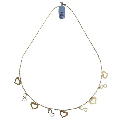 Lantisor Aur nou 18K Dubai, pandantive in forma de inimoara