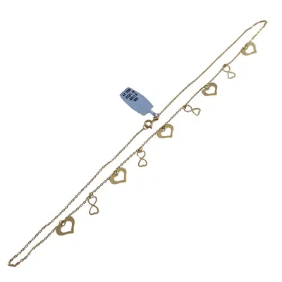 Lantisor Aur nou 18K Dubai, pandantive in forma de inimoara 2