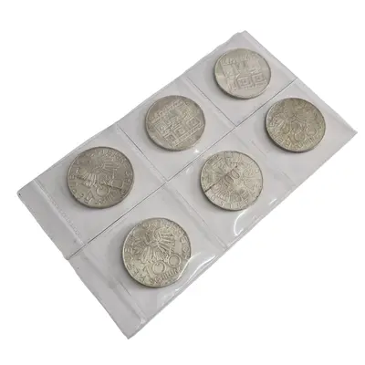 Colectie 12 monede din argint 100 SCHILLING din Austria 5