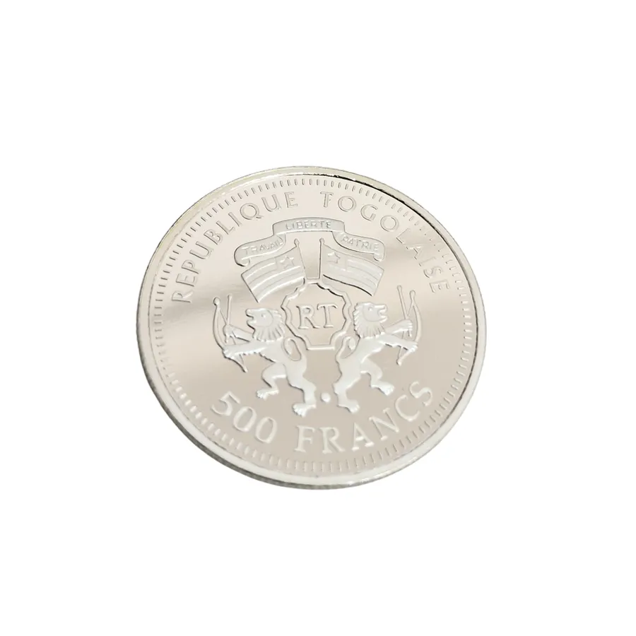 Moneda argint Togo 500 francs "Gorch Fock"