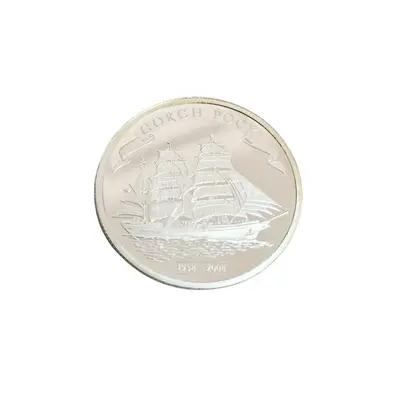 Moneda argint Togo 500 francs "Gorch Fock" 2