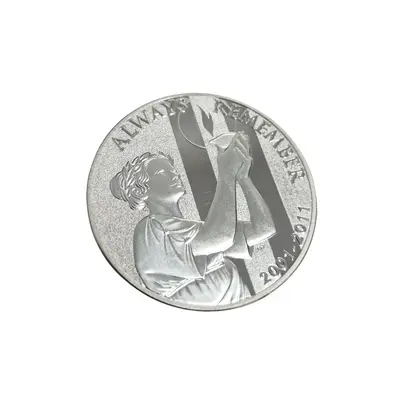 Moneda argint comemorativa 11 septembrie 2001