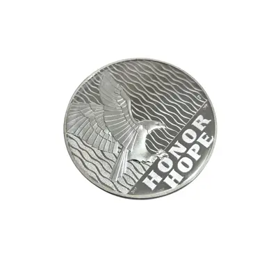 Moneda argint comemorativa 11 septembrie 2001 2
