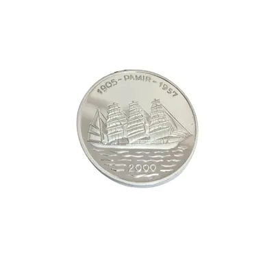 Moneda argint Togo 1000 franci, Corabia Pamir