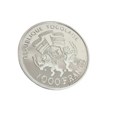 Moneda argint Togo 1000 franci, Corabia Pamir 2