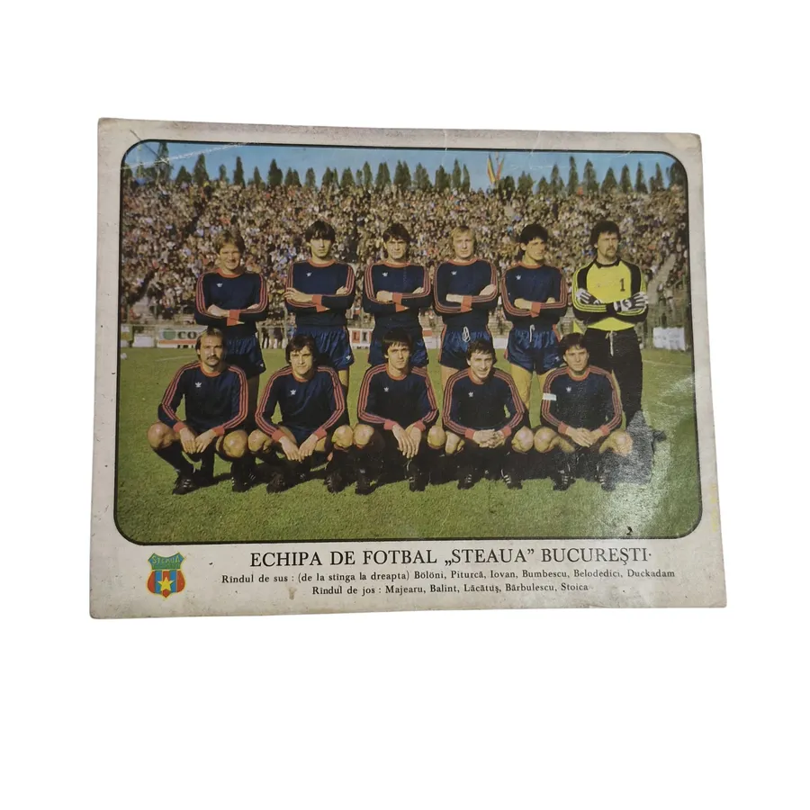 Poza fotbal vintage Steaua 1986
