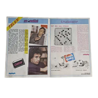 Program  fotbal vintage "Steaua-Galatasaray, Semifinala CupaCampionilorEuropeni" 1989 4