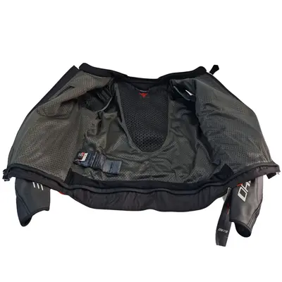 Costum moto din 2 piese, Dainese, Laguna Seca 4, Protectii Nivel 2, Negru/Rosu, 56 4