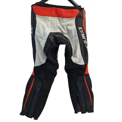Costum moto din 2 piese, Dainese, Laguna Seca 4, Protectii Nivel 2, Negru/Rosu, 56 7